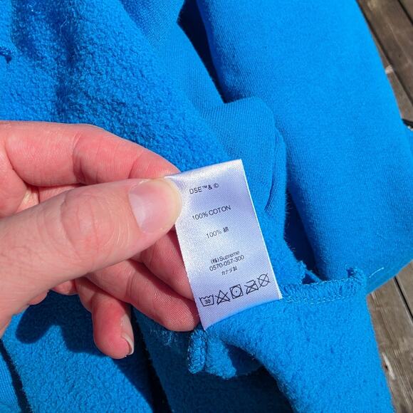 Supreme x Dr. Seuss Hoodie " Cat in the Hat Bright Royal" - Picture 6 of 6